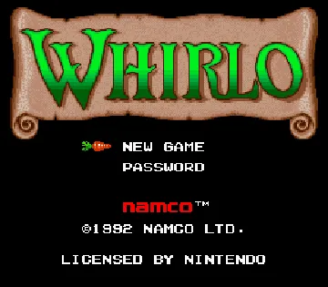 Whirlo (Europe) screen shot title